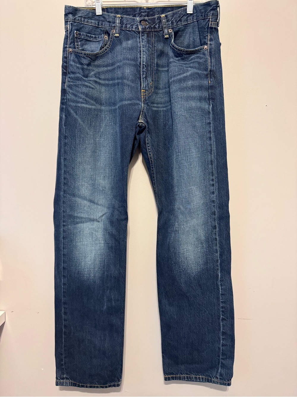 Levi's 505 Men's Dark Blue Straight Jeans